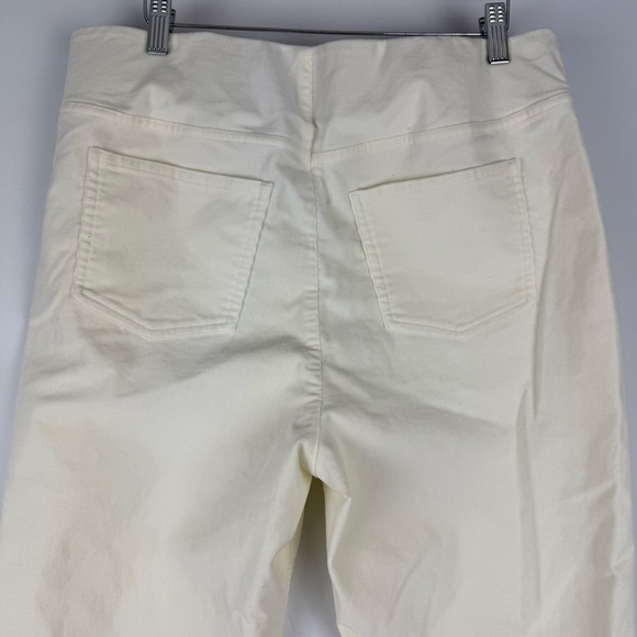 Soft Surroundings Women’s Flare Leg Corduroy Pants – Off-White – Size Large - Picture 4 of 6